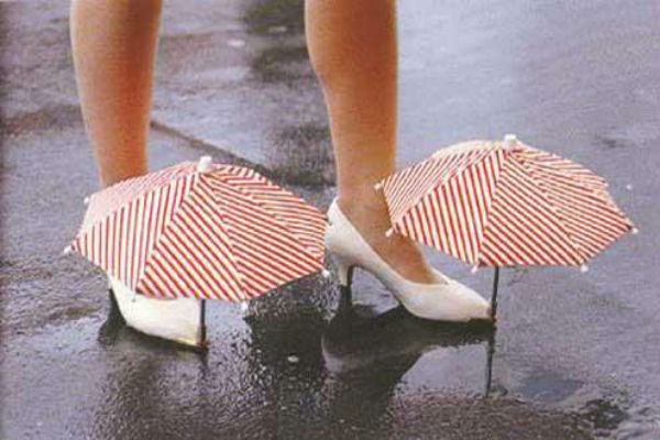 Ayakkabı için şemsiye