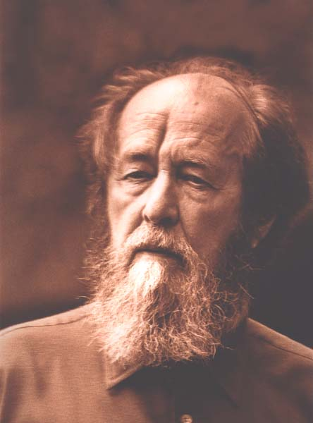 Aleksandr Solzhenitsyn.